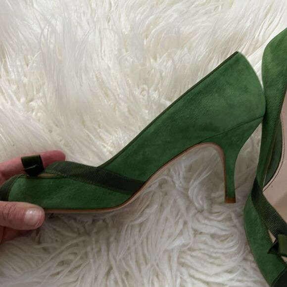 Vintage suede zara peep toe size 41 - Picture 2 of 6